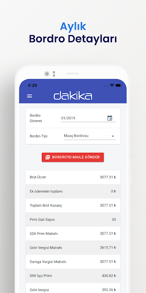 Dakika - Personel Yönetimi Screenshot 2