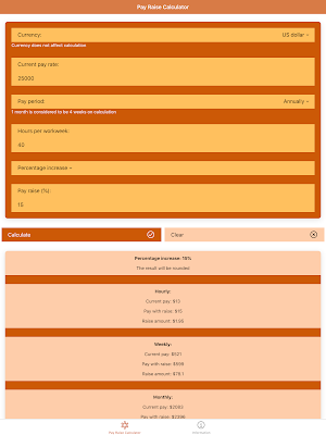 Pay Calculator Plus - Pay Check & Pay Raise Screenshot 3