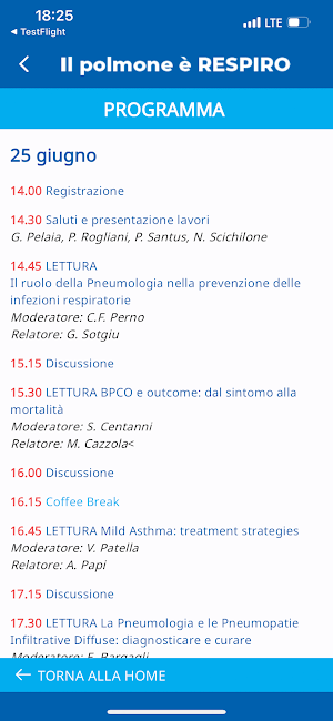 Il polmone è respiro Screenshot 2