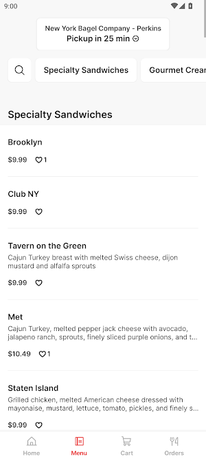 New York Bagel Company Screenshot 1
