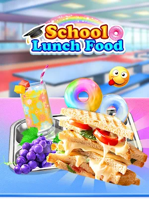 School Lunch Food - Lunch Box Screenshot 0
