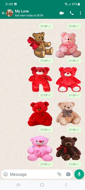 WASticker -amor Love Stickers Screenshot 2