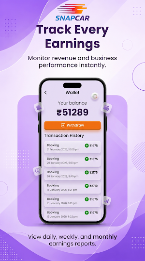 Snapcar Vendor - Rent & Earn Screenshot 2