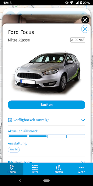 swa Carsharing Screenshot 2