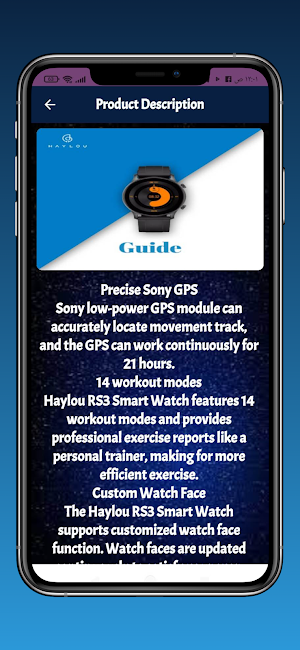 Haylou RS3 smart Watch Guide Screenshot 1
