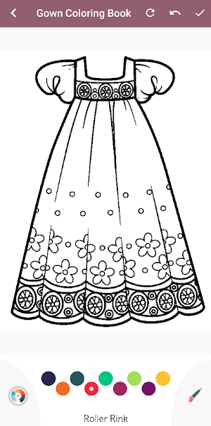 Fashion Gown Coloring Book Screenshot 3