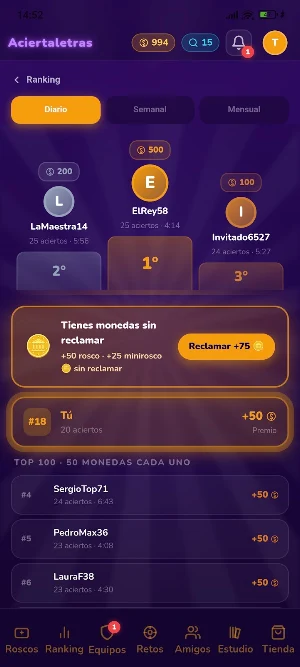 Aciertaletras Screenshot 3