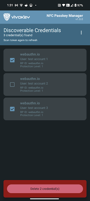 NFC Passkey Manager Screenshot 3