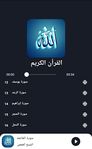 القرأن الكريم بدون نت - احمد العجمى Screenshot 1