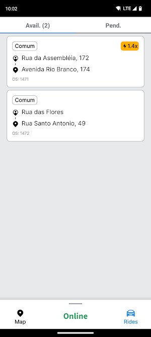 Valle Mobile - Motorista Screenshot 1