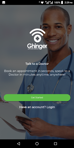 Ghinger Health App Screenshot 1