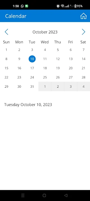 BAC College CMS Screenshot 2