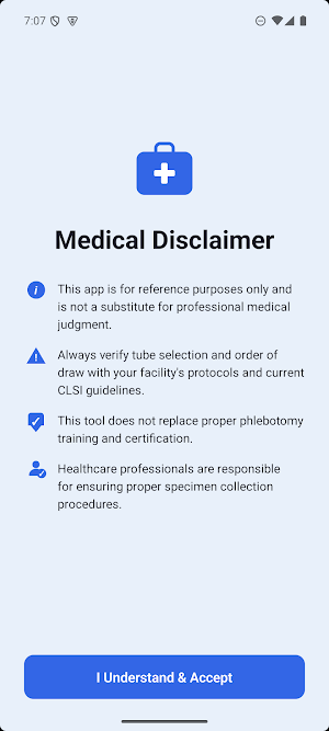 POD-Phlebotomy Order of Draw Screenshot 2