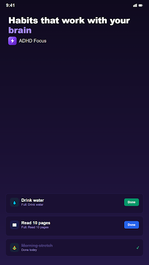 ADHD Focus: Habit Momentum Screenshot 3