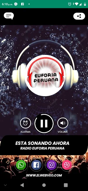 Radio Euforia Peruana Screenshot 2
