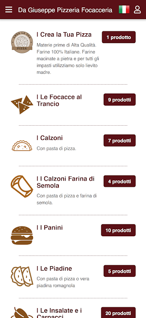 Da Giuseppe Pizzeria Focacceria Screenshot 1