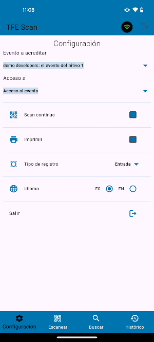 TFE Scan Screenshot 2