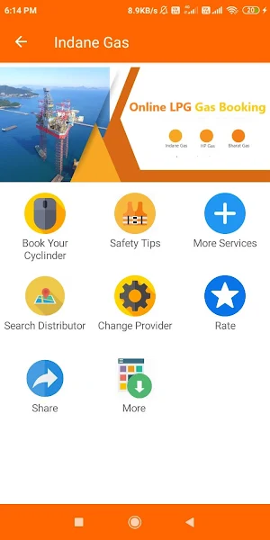 LPG Gas Booking Screenshot 0