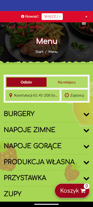 Bistro Cud, miód, malina Screenshot 0