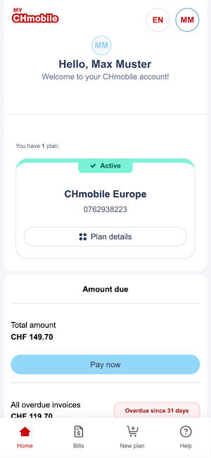 CHmobile Screenshot 0