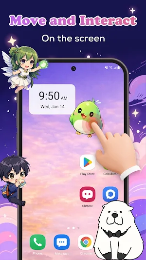 Anime Shimeji: Live Screen Pet Screenshot 3