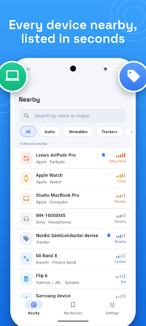 Foundy: Find Lost Bluetooth Screenshot 2