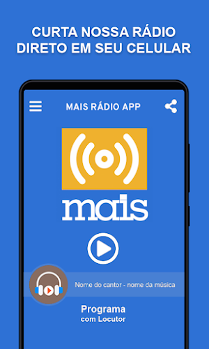 MAIS RÁDIO APP Screenshot 1