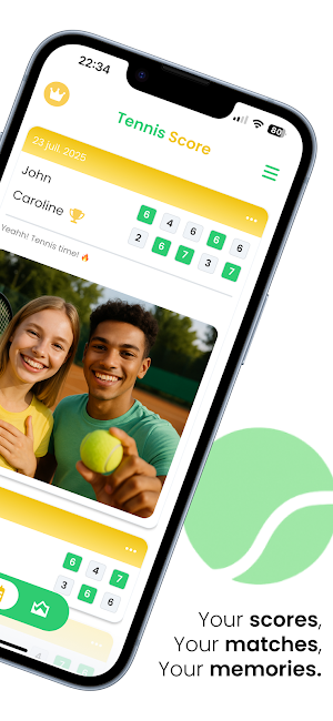 Tennis Score by ScoreNow Screenshot 1