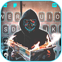 Fire News Maskman Keyboard Background