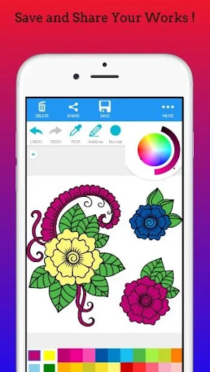 Henna Tattoo Coloring Book 2020 Screenshot 1