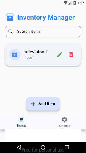 Inventory Manager Screenshot 3