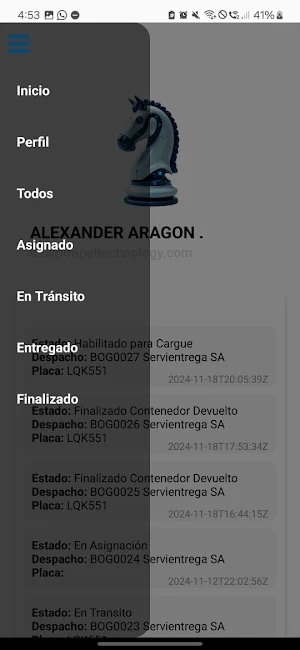 Intempo Logística Screenshot 1