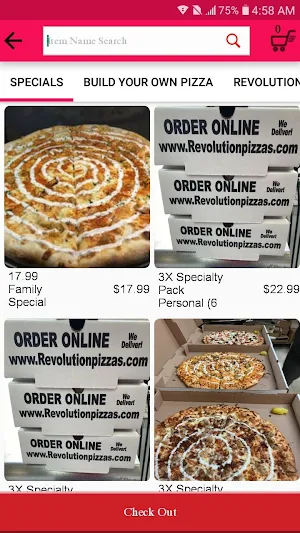 Revolution Pizza Screenshot 2