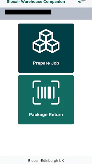 Biocair Warehouse Companion Screenshot 1