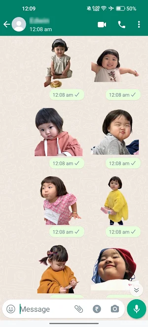 Cute Jinmiran Stickers Screenshot 3