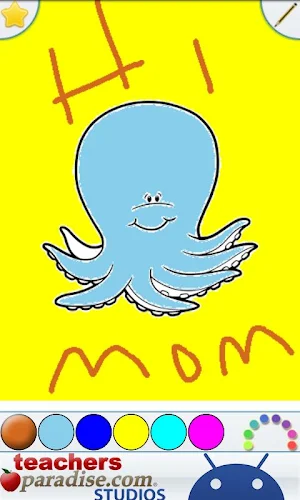 Ocean Animals Coloring Book Screenshot 1
