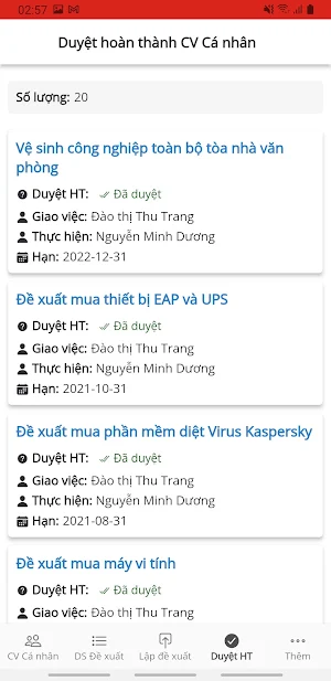 QLCV Sao Đỏ Screenshot 3