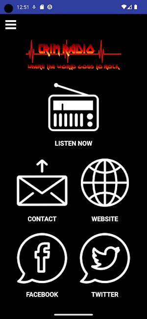 Crim Radio Mobile Screenshot 1