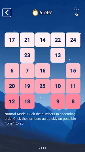 SchulteGrid Screenshot 2