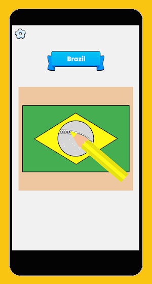 Flag Painting Draw Flag Puzzle Screenshot 2