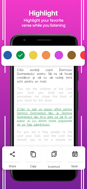 Romanian English Bible Screenshot 1