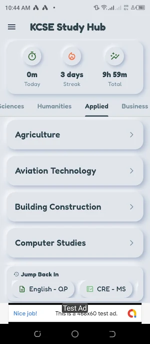 KCSE Study Hub Screenshot 3