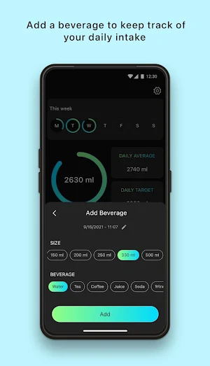 ez Water Reminder - Stay Hydrated & Healthy Screenshot 1