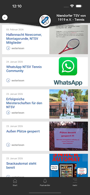 Niendorfer TSV - Tennis Screenshot 1