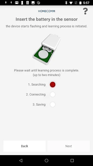 HomeComm Alarm Screenshot 3