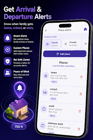 Famfinder Location Tracking Screenshot 2