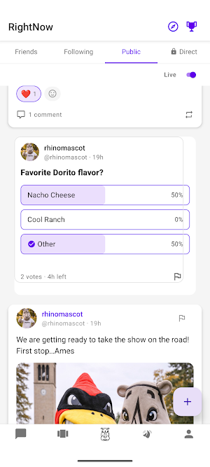 RightNow Social Prompting Screenshot 2