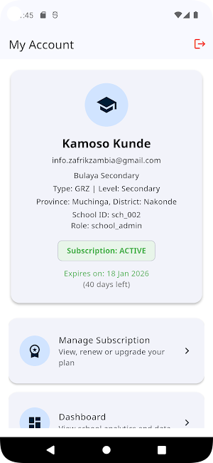 Edumetrics Zambia Screenshot 2