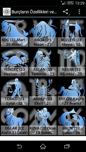 Burçların Özellikleri ve Uyumu Screenshot 2