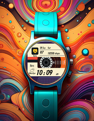 Cassette Wear OS Watch Face Screenshot 1